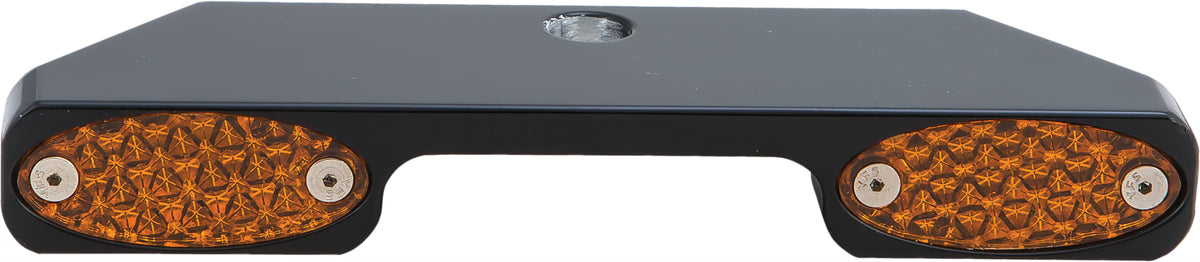 Turn Signal Bar W/Amber Led Narrow Glide Blk - 812-02095 - Pro-One Performance