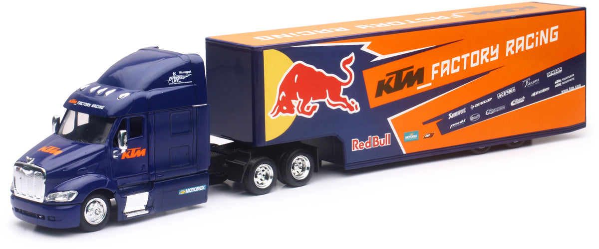 Replica 1:43 Semi Truck 17 Red Bull Ktm Race Truck - 959-0105 - New Ray Toys