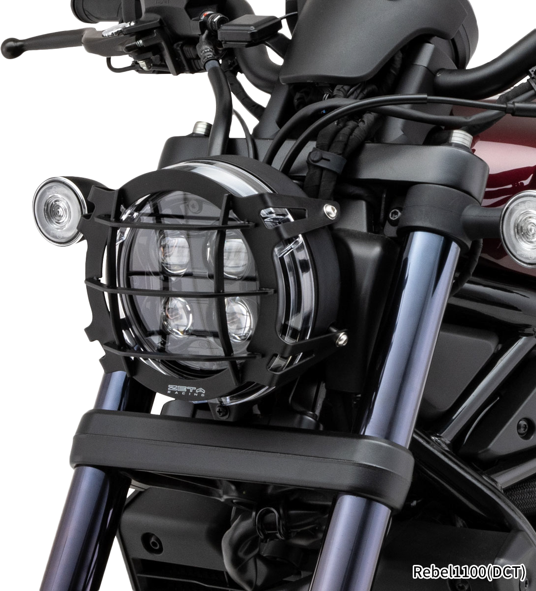 Headlight Guard Black Hon - 634-4007 - ZETA