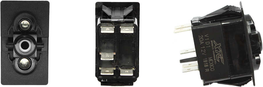 Dash Switch Body Single Acc Blue/Blue - 630-1002 - XTC POWER PRODUCTS