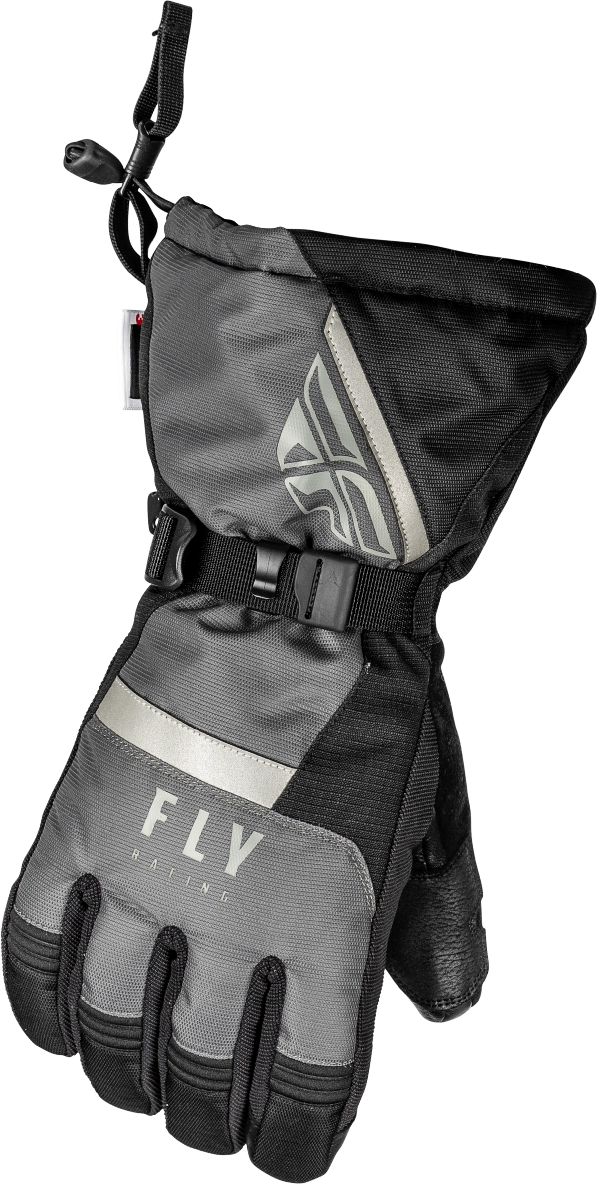 Cascade Gloves Black/Grey Lg - 363-3921L - Fly Racing