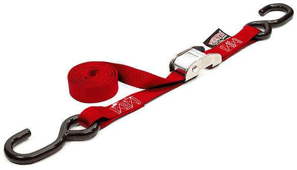 Tie-Down Cam S-Hook 1"X144" Red Each - 29-1073 - Powertye