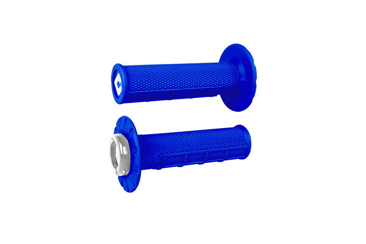 Atv Half Waffle V2.1 Grip Bright Blue/Silver - 206-0209 - ODI Grips