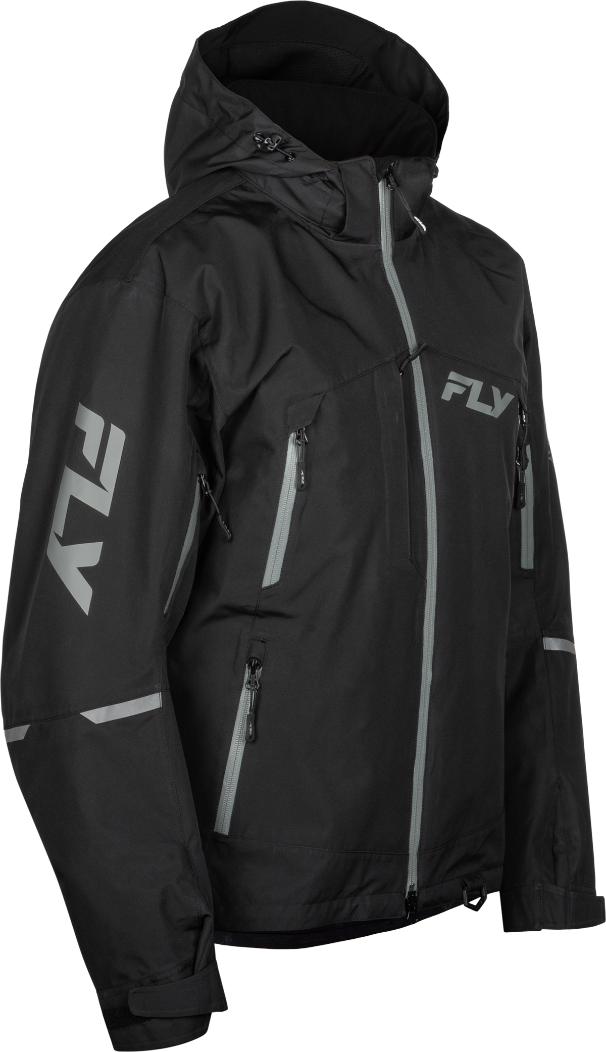Incline Jacket Black/Grey Xl - 470-4106X - Fly Racing