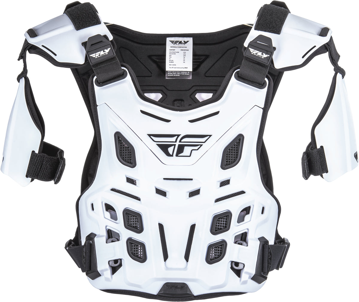 Ce Revel Offroad Roost Guard White - 36-16054 - Fly Racing