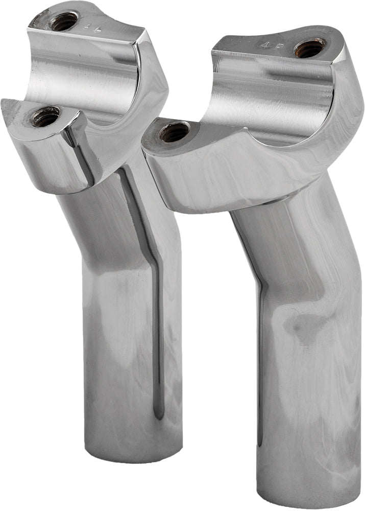 H-Bar Risers 4.5" Pullback Chrome - 820-1342C - HardDrive