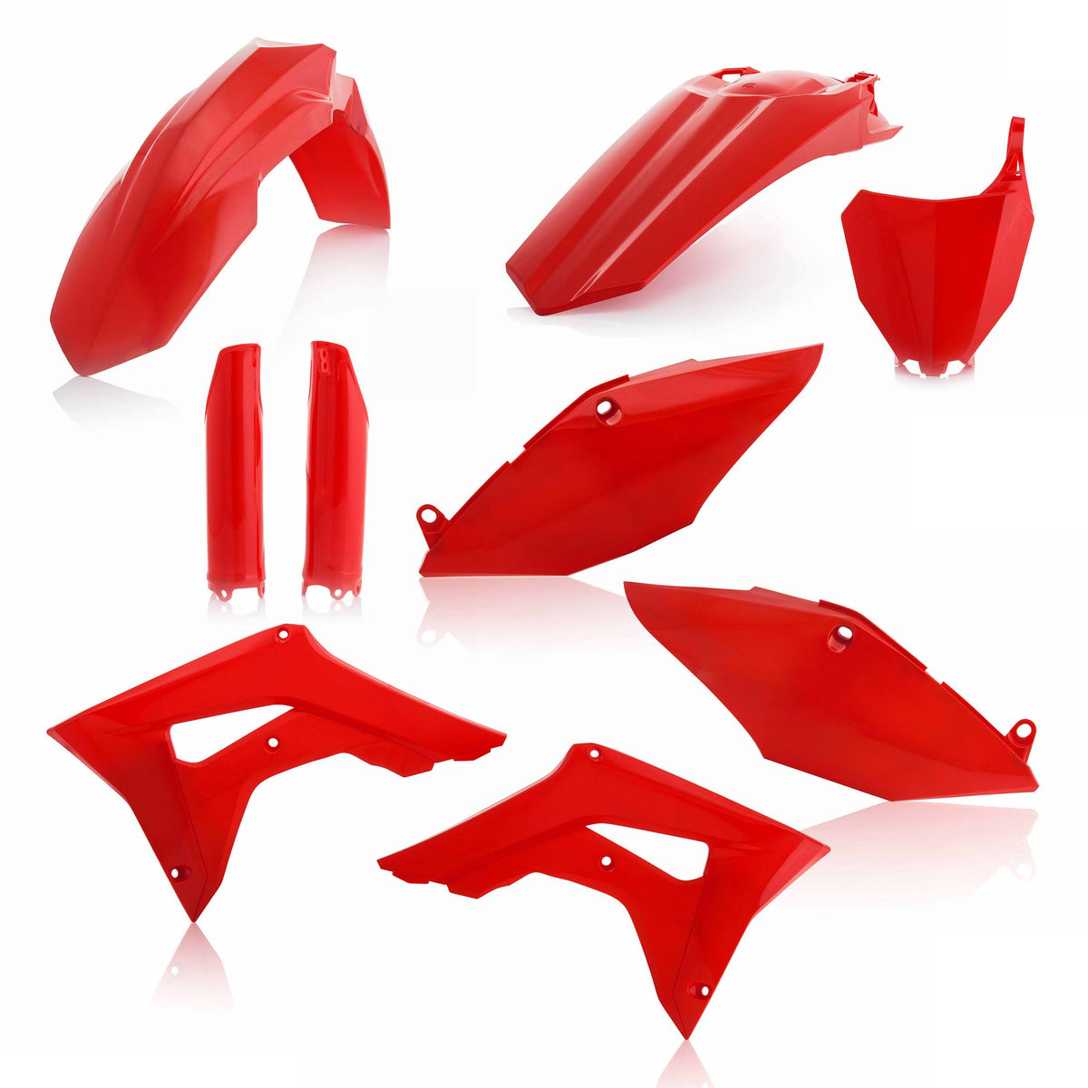 Full Plastic Kit Red - 26307-00227 - Acerbis