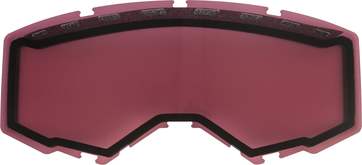 Dual Lens With Vents Adult Silver Mirror/Rose - 37-5461 - Fly Racing