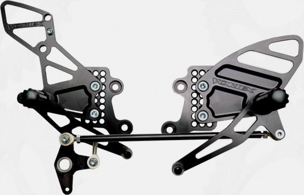 Rear Set Complete Blk Hon - 3-RS205K - VORTEX