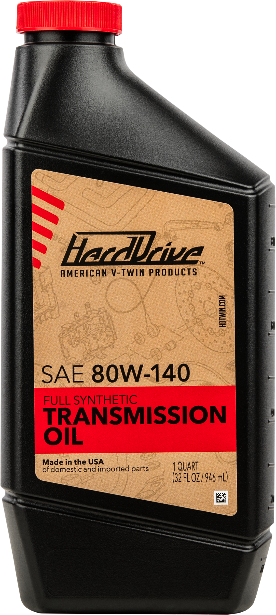Syn Transmission Oil 80w140 1 Qt (12/Case  Sold Ea) - 822-1055 - HardDrive