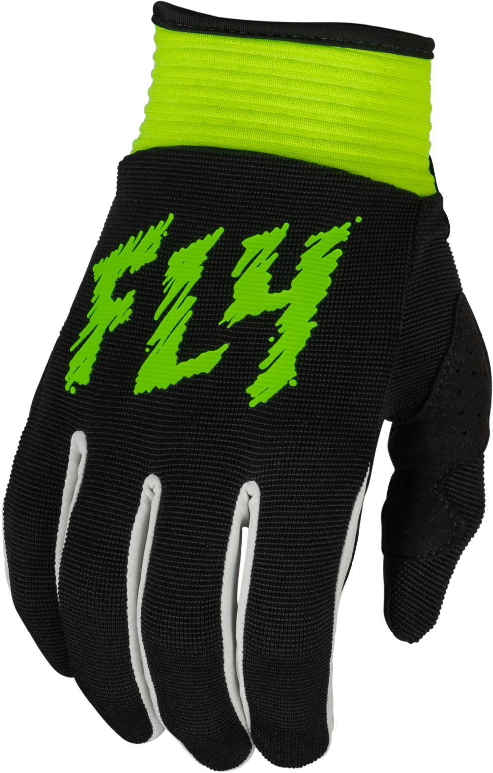Youth F-16 Gloves Black/Neon Green Yxs - 377-214YXS - Fly Racing