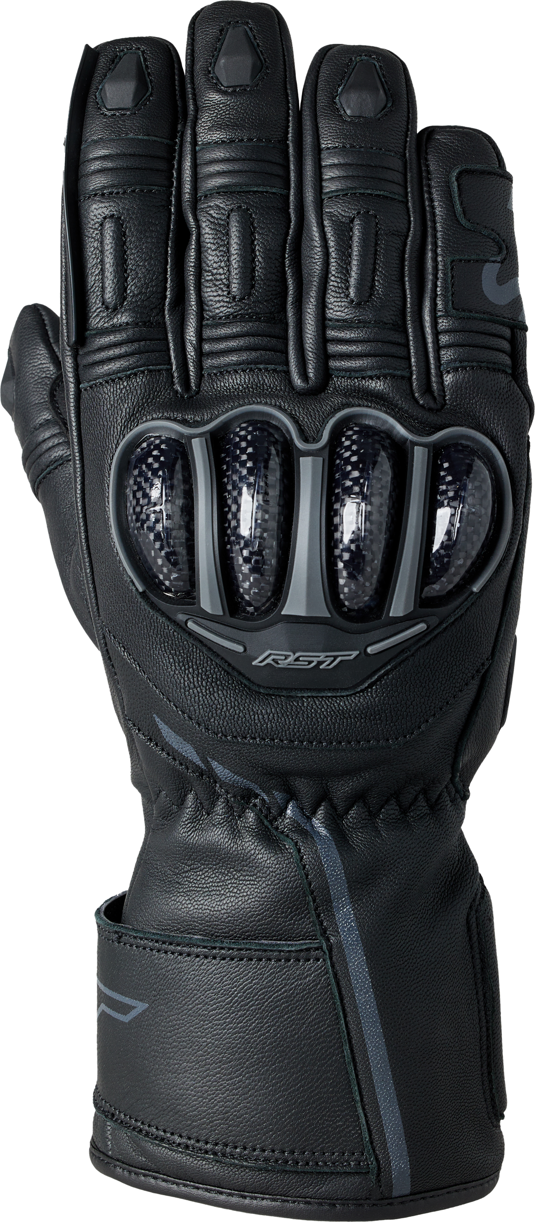 Ladies S1 Ce Glove Black/Black Waterproof Sm - 556-3424006 - RST