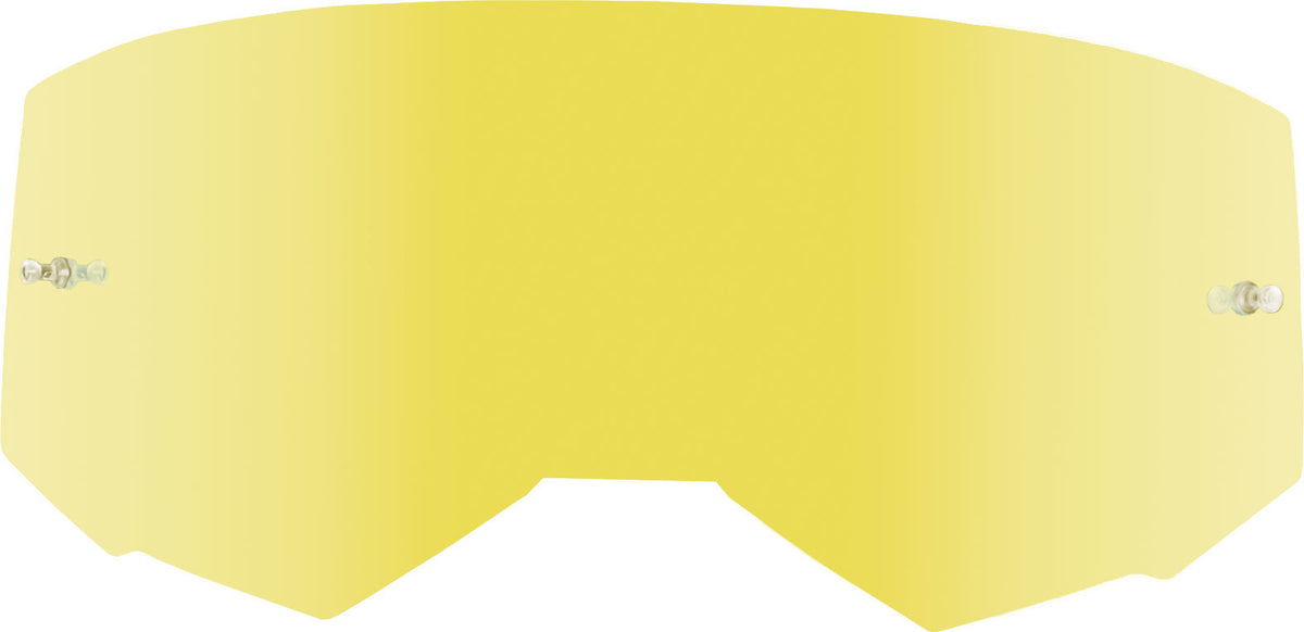 Single Lens W/Post Adult Gold Mirror/Smoke - 37-5426 - Fly Racing