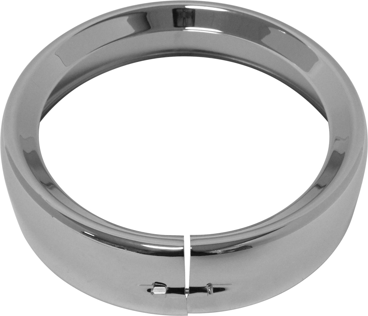 Frenched Headlight Trim Ring Chrome 7 Clamp Style - 820-0324 - HardDrive