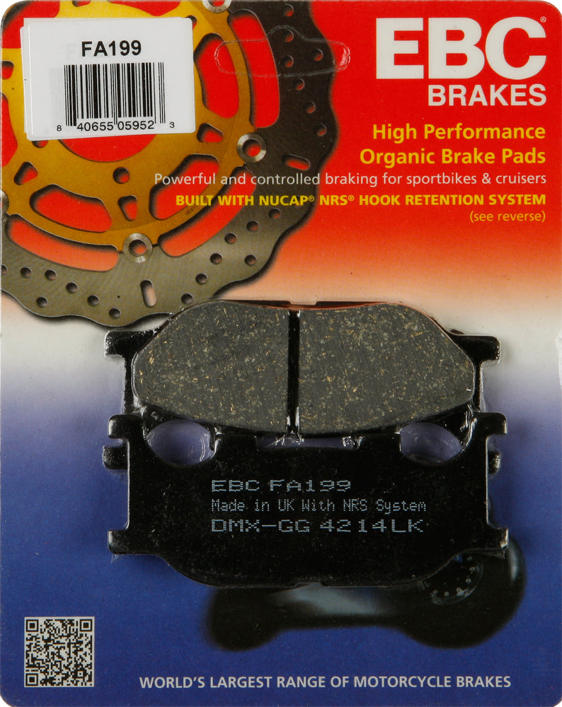 Brake Pads - 15-199 - EBC Motorcycle Brakes