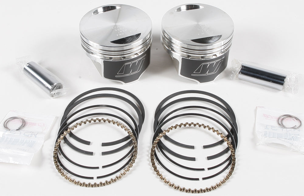 V-Twin Piston Kit 1340 Evo Big Twin 8.5:1 Comp - K1642 - Wiseco
