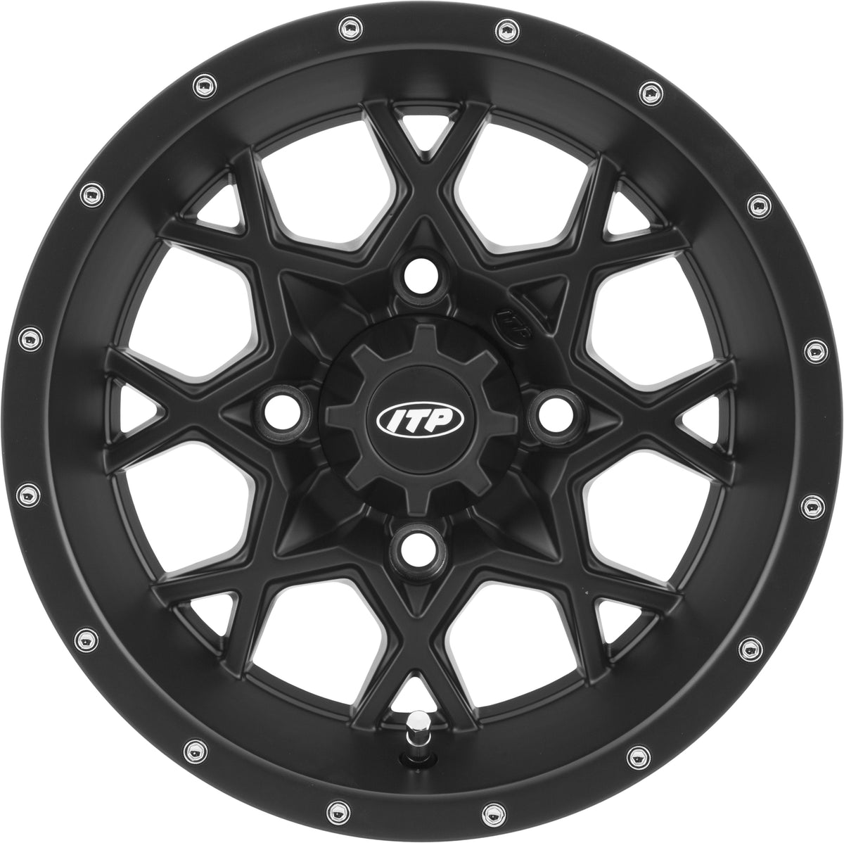Hurricane 12x7 4/110 2+5 Black - 57-86285 - ITP