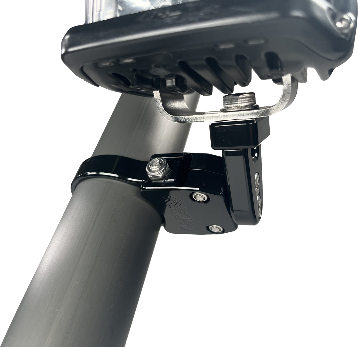 Small Base Adjustable Light Mount Black - 12-9408 - AXIA ALLOY