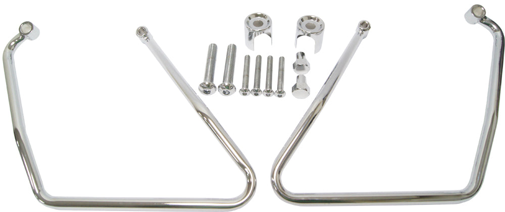 Saddlebag Supports Chrome Early Sportster - 820-70504 - HardDrive