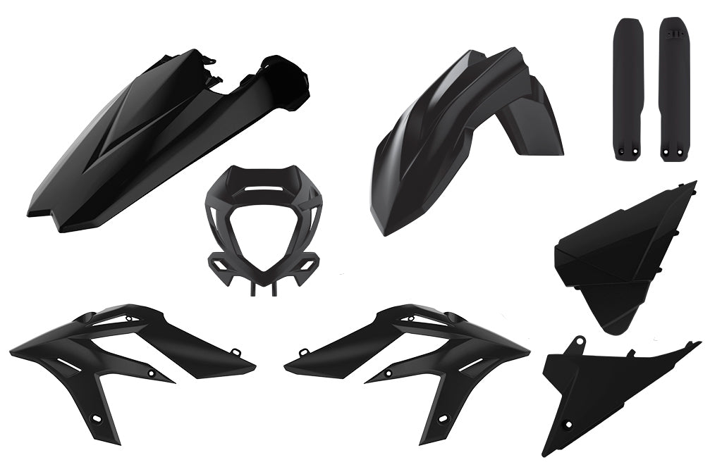 Full Enduro Kit Black Beta - 64-91060 - Polisport Plastics