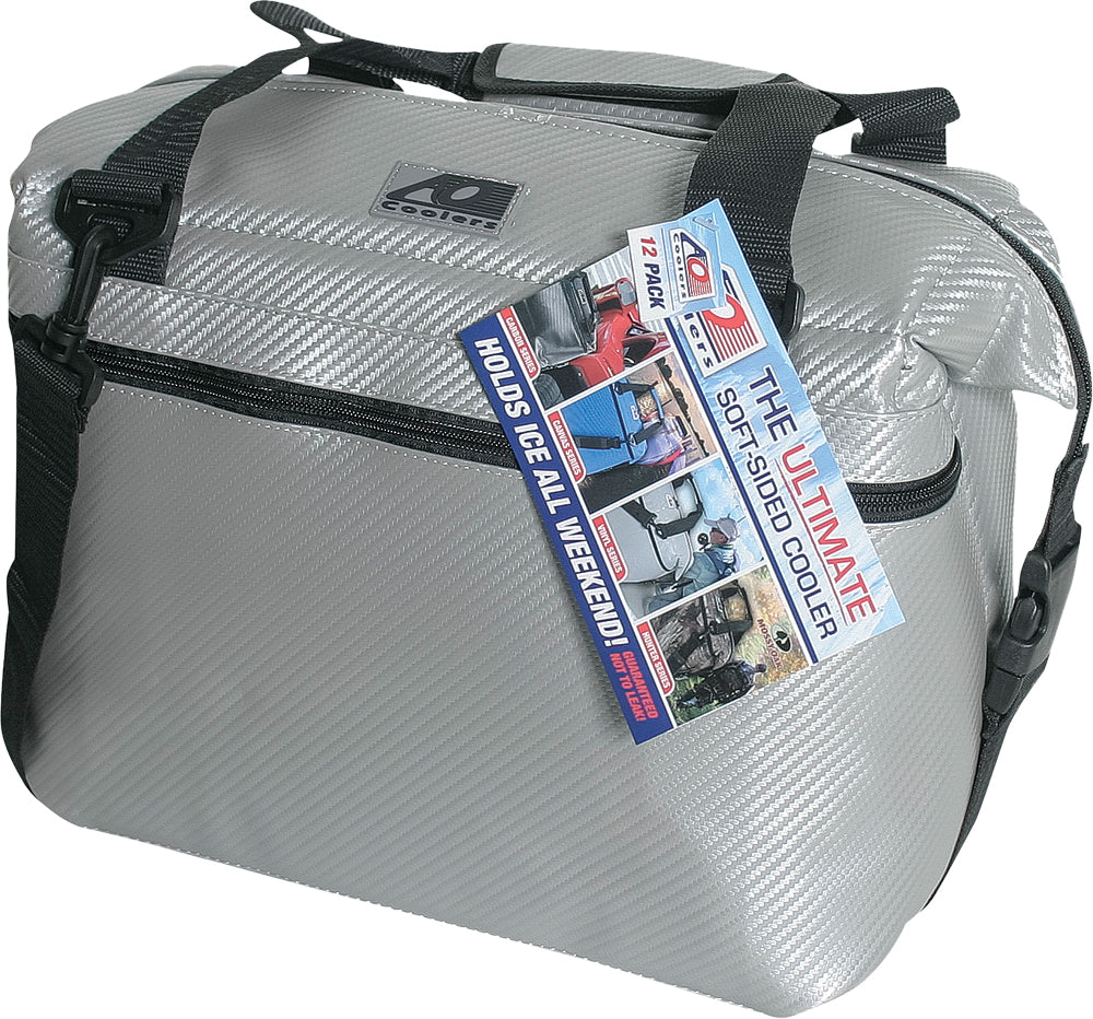 Carbon Cooler 36/Pk Silver 21"X10"X12" - 45-27262 - AO Coolers