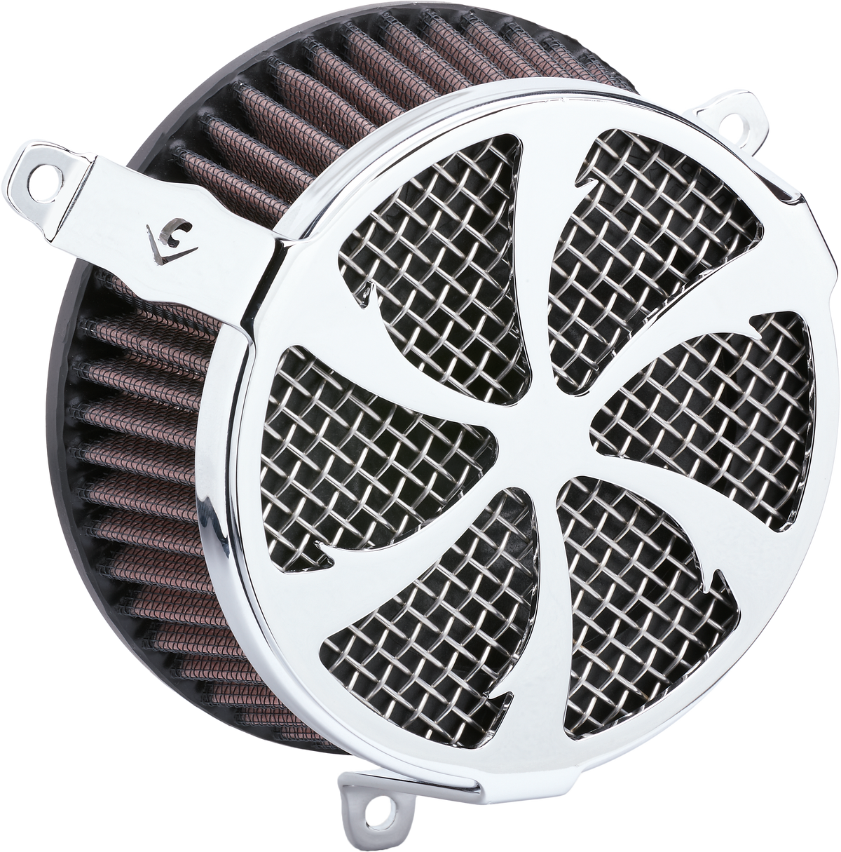 Air Intake Swept Chrome Hon Vt1300cr/Cs/Ct/Cx 10-19 - 82-97704 - Cobra