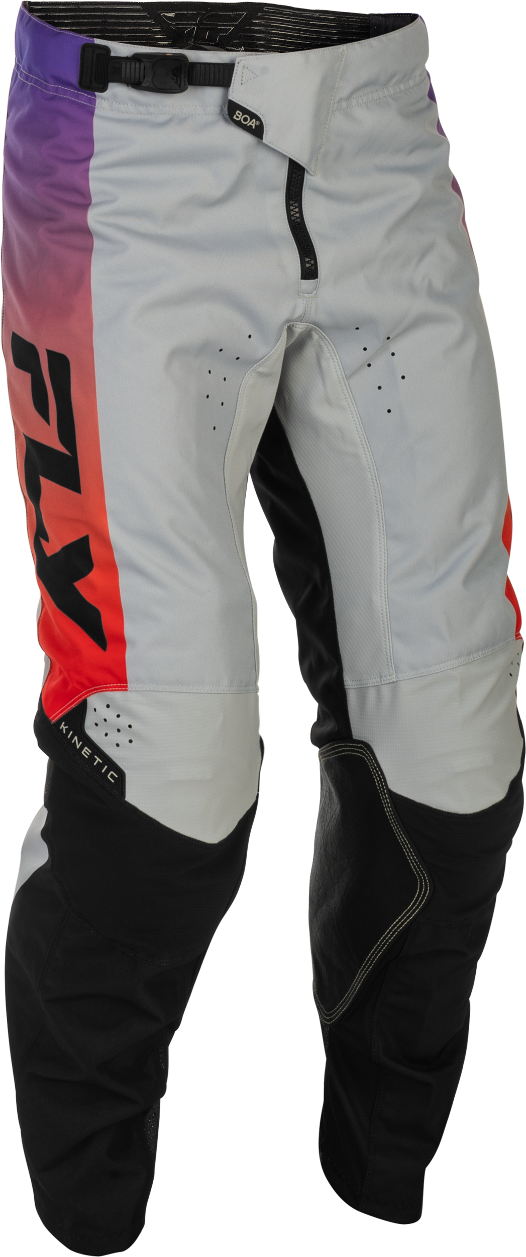 Kinetic Pants Grey/Red/Purple/Black Sz 40 - 379-43340 - Fly Racing