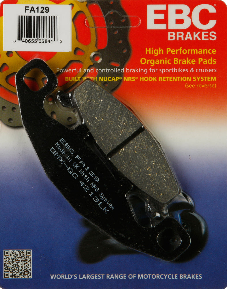 Brake Pads - 15-129 - EBC Motorcycle Brakes