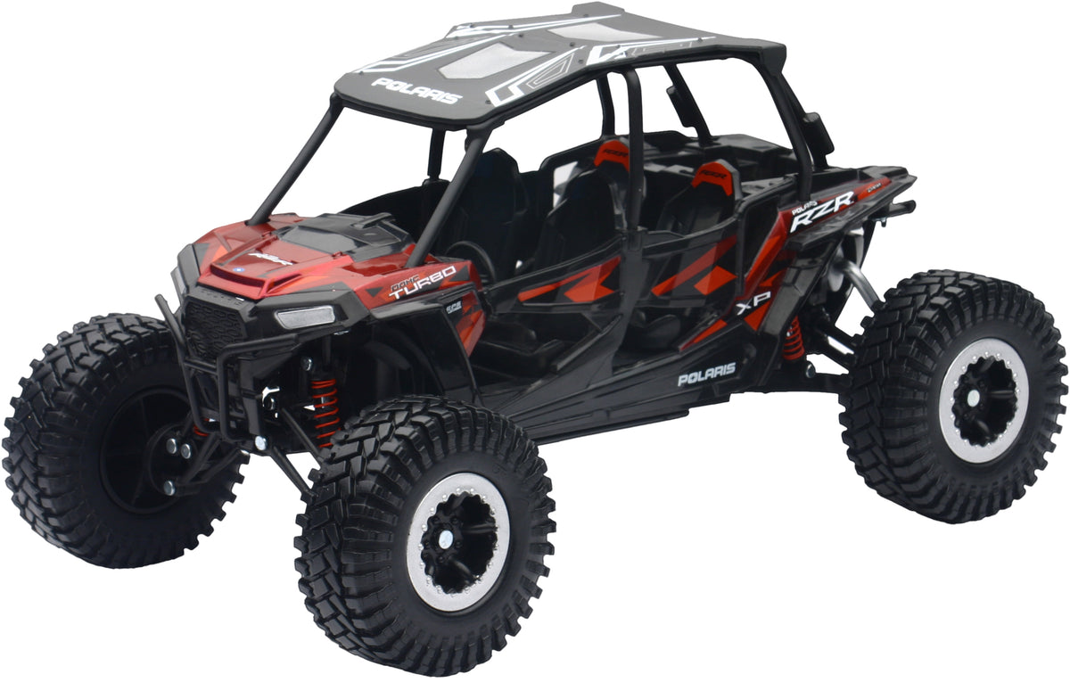 Replica 1:18 Utv Polaris Rzr 4 Turbo Xp Rc Red - 959-0125 - New Ray Toys