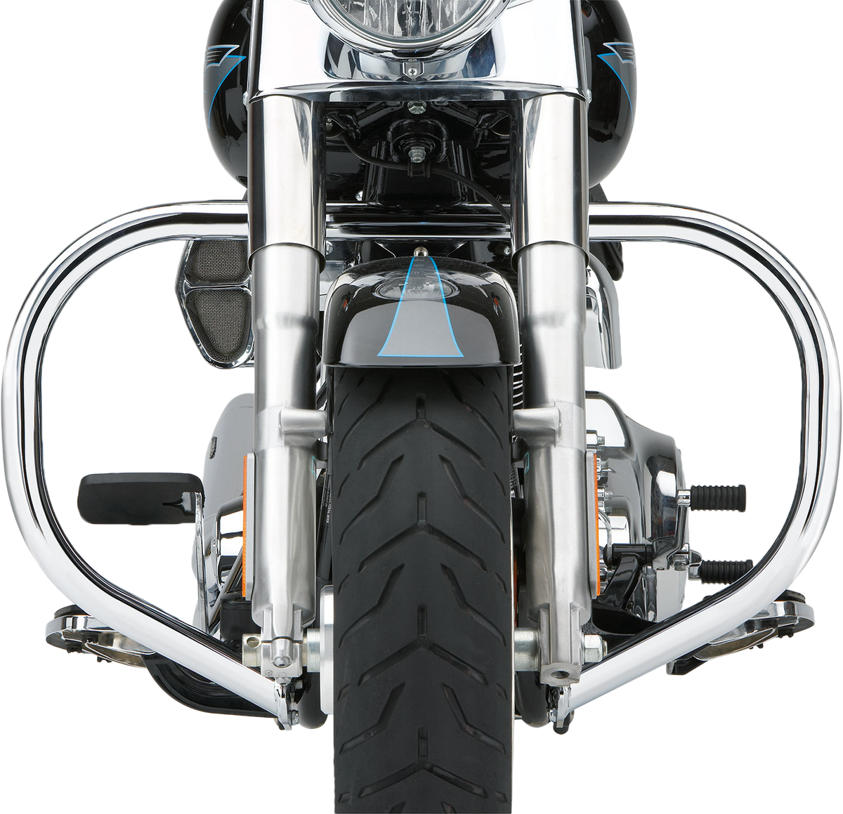 Fatty Freeway Bars 1.5" Chrome Flst (Exc Flstc) 00-17 - 82-96564 - Cobra