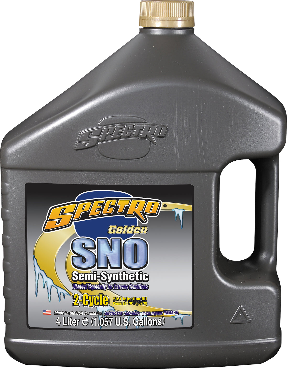 Golden Sno Semi-Syn Inject Oil 2t 1gal - 582-00074 - Spectro